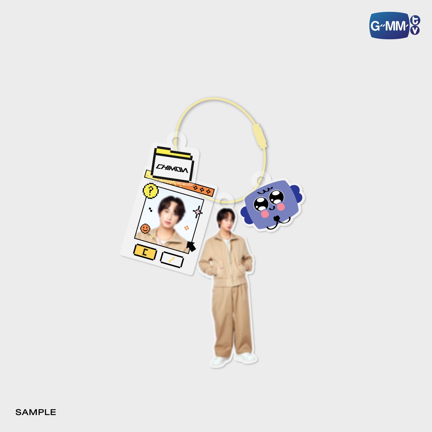 POPOS25-736 CUSTOMIZABLE ACRYLIC KEYCHAIN CHIMON