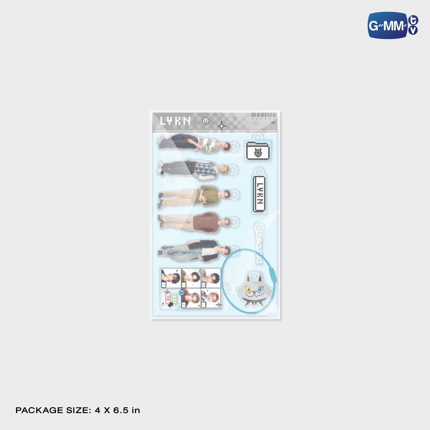 POPOS25-741 CUSTOMIZABLE ACRYLIC KEYCHAIN LYKN