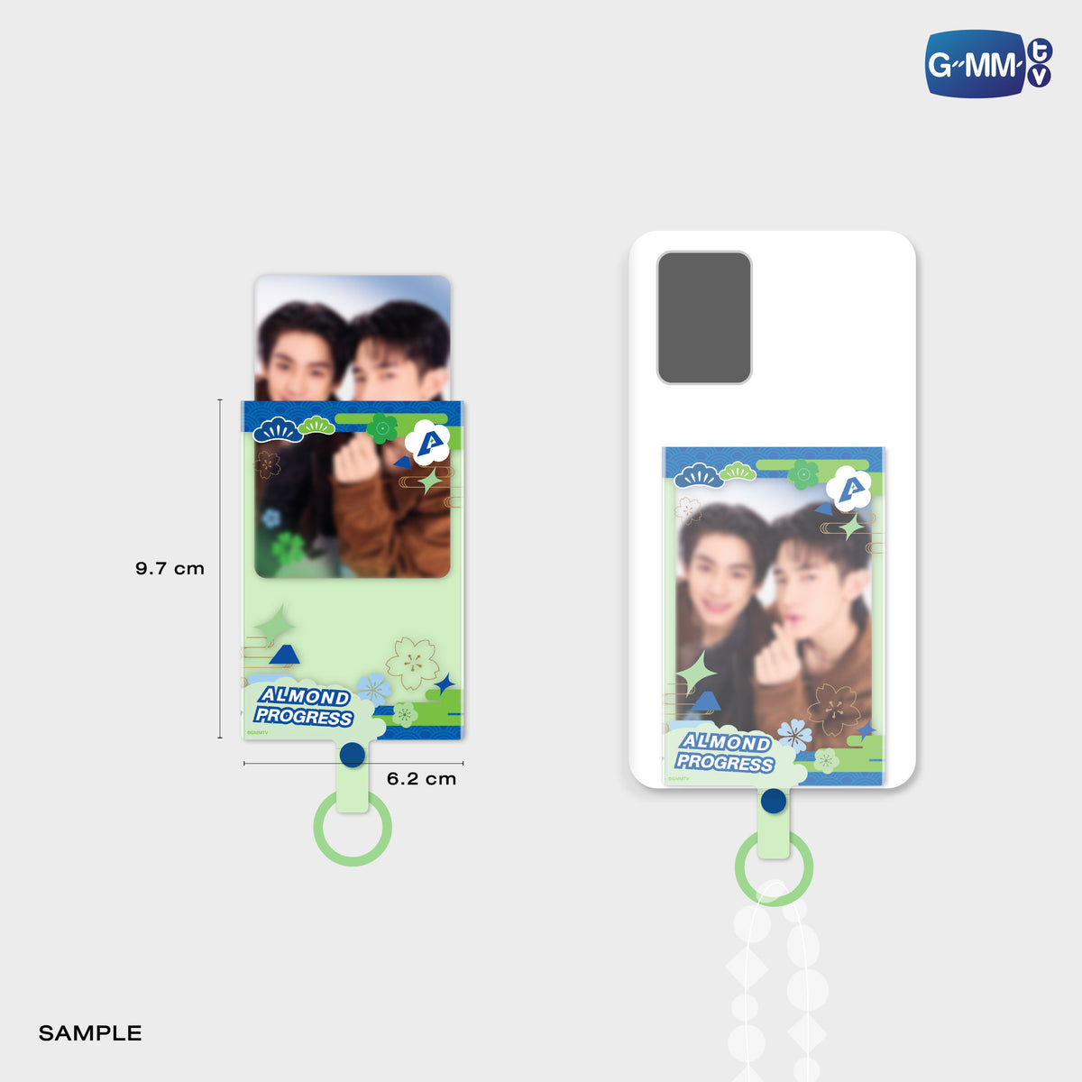 ON-0136 ALMONDPROGRESS PHONE FRAME CARD