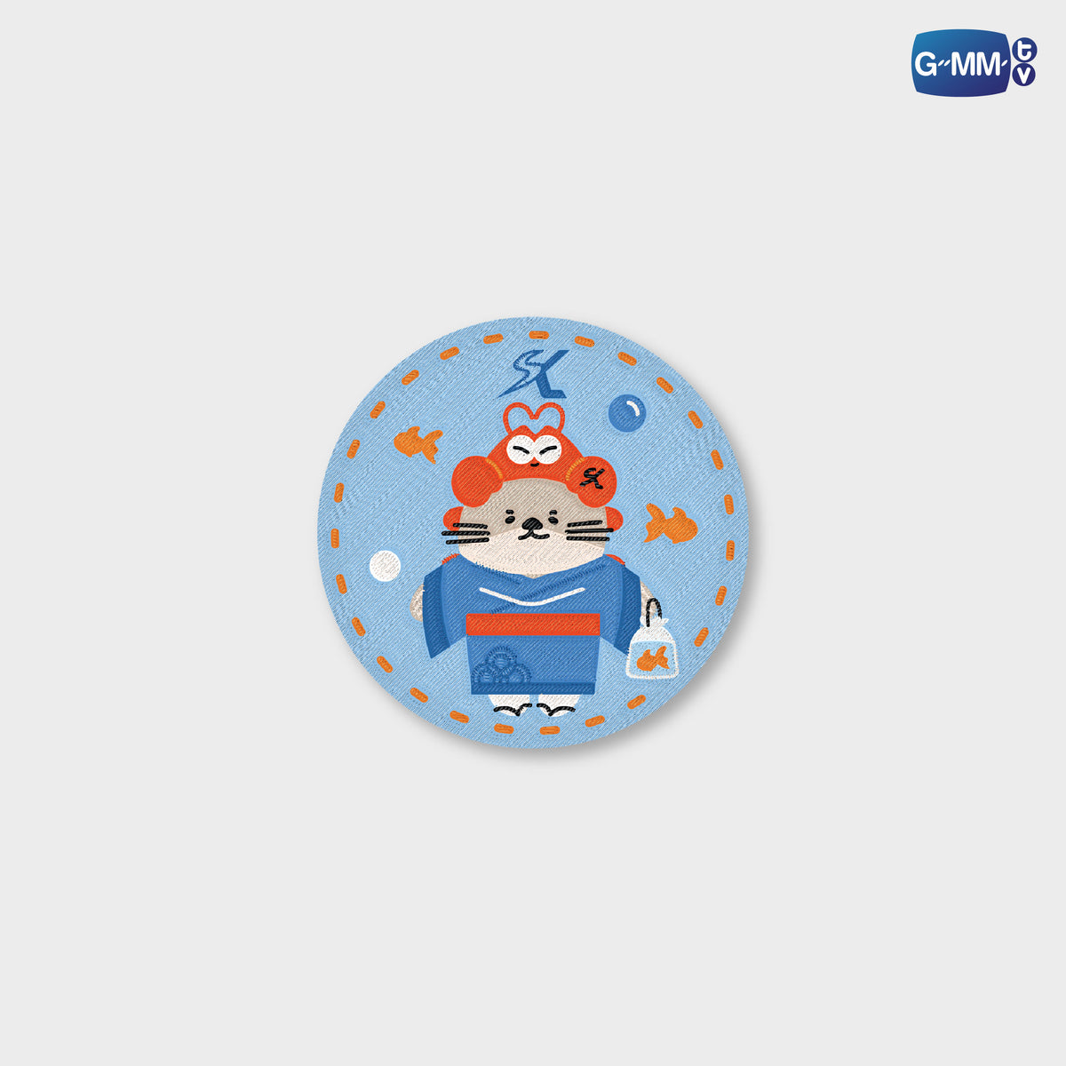 ON-0035 NONG NOOONG WOVEN PIN