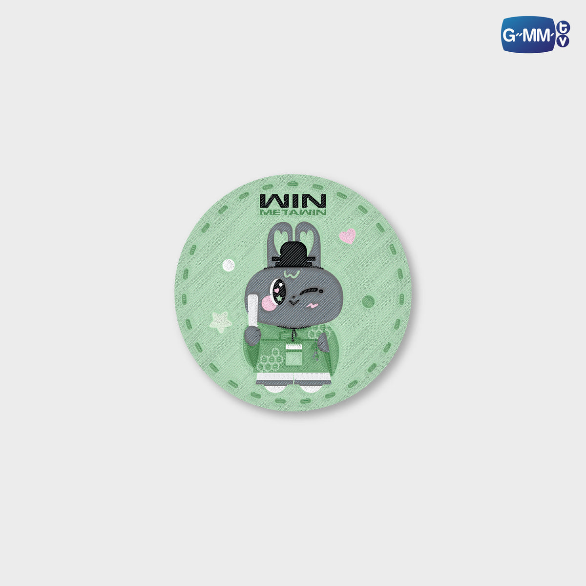ON-0045 METAA WOVEN PIN